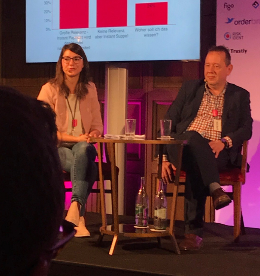 Rudolf Linsenbarth with host Julia Tschawdarow