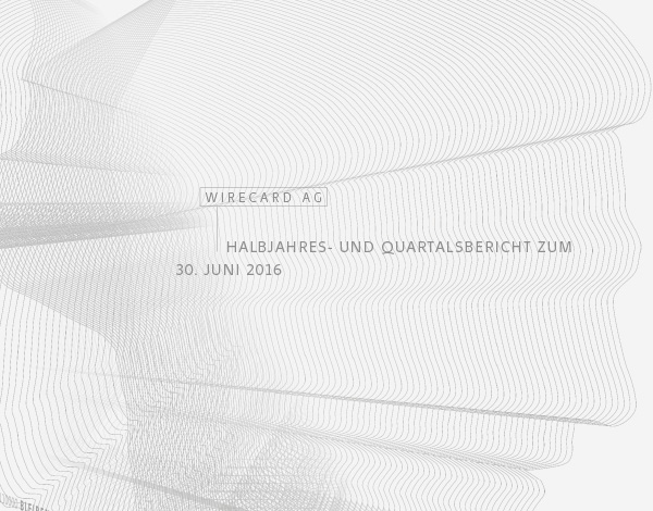 Wirecard AG: strong growth in first half of 2016 Wirecard AG: strong growth in first half of 2016
